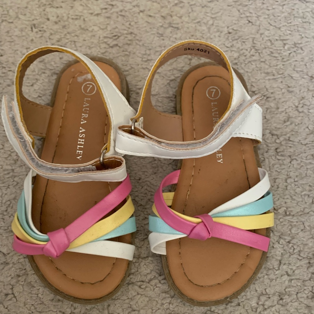 Laura Ashley Kids' Colorful Strap Sandals